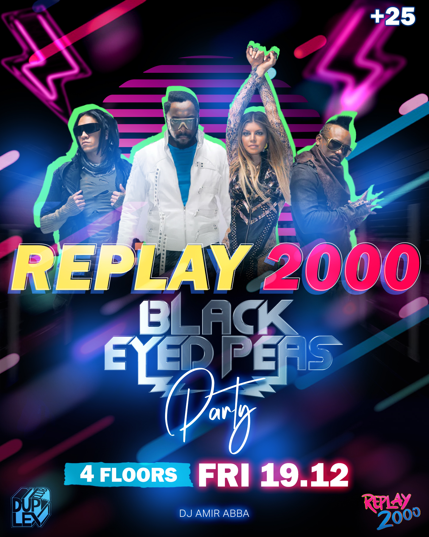 replay 2000 party | black eyed peas