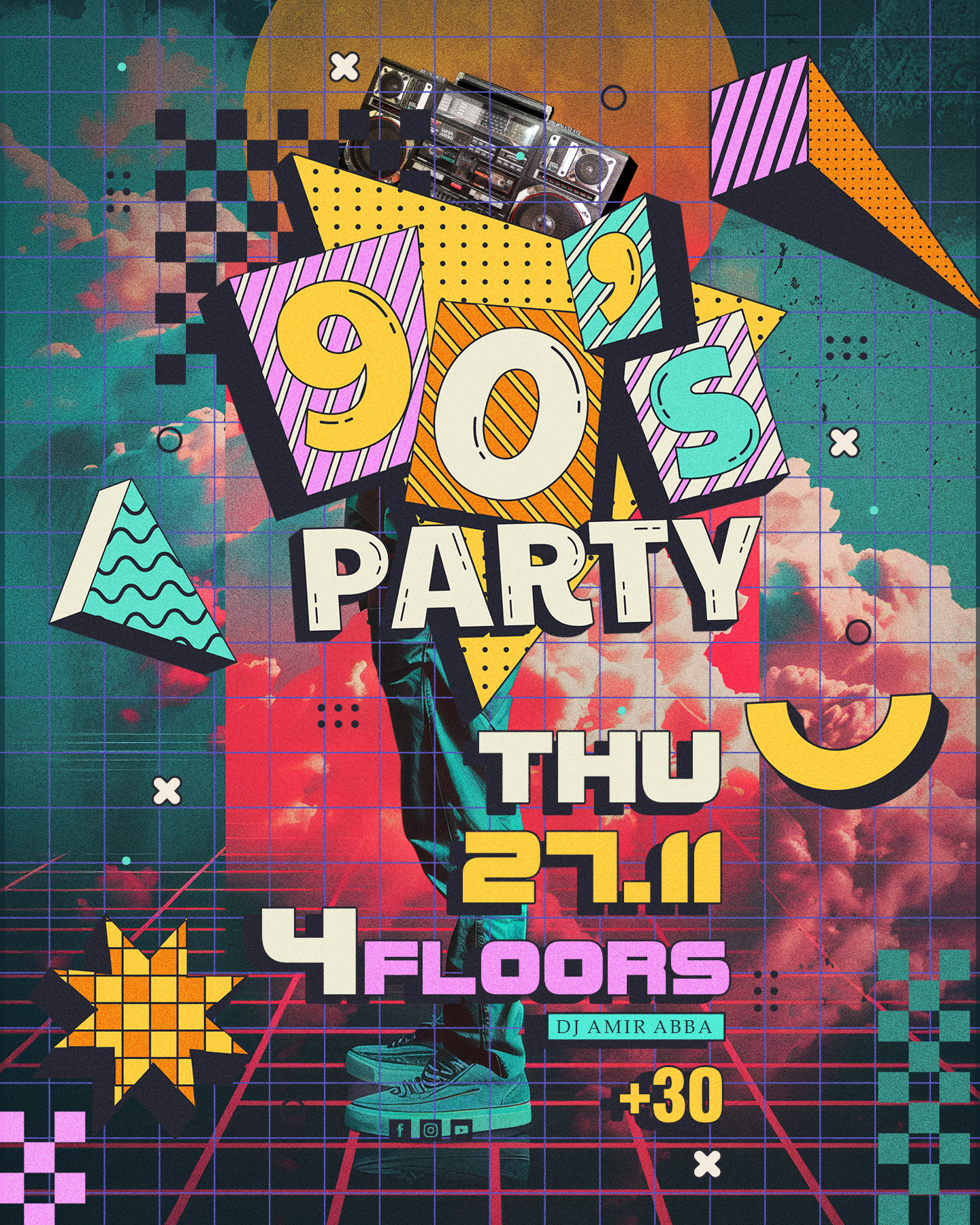 90's Party Duplex Club 4 Floors