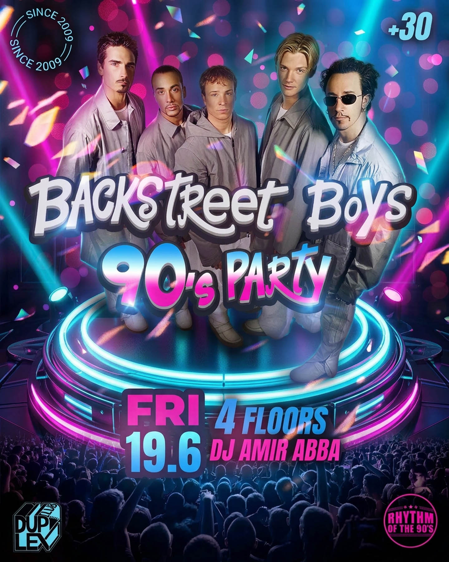 Backstreet Boys 90's Party Duplex Club
