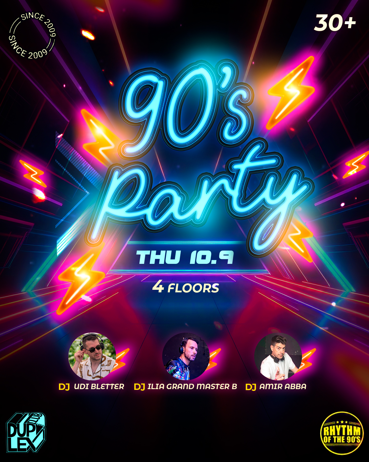 90's Party 4 Floors Duplex Club