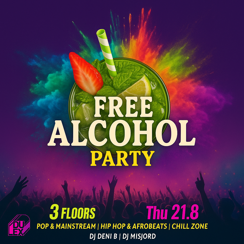 FREE ALCOHOL PARTY