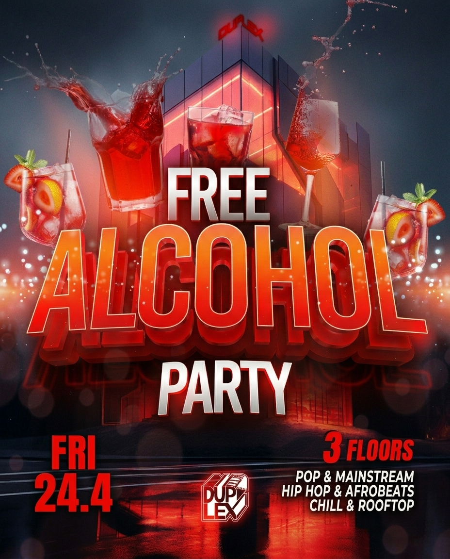 Free Alcohol Party