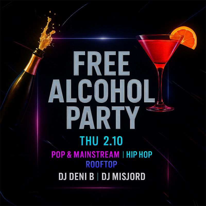Free Alcohol Party