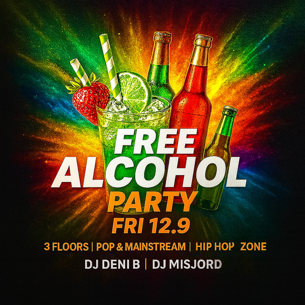 Free Alcohol Party Duplex Club