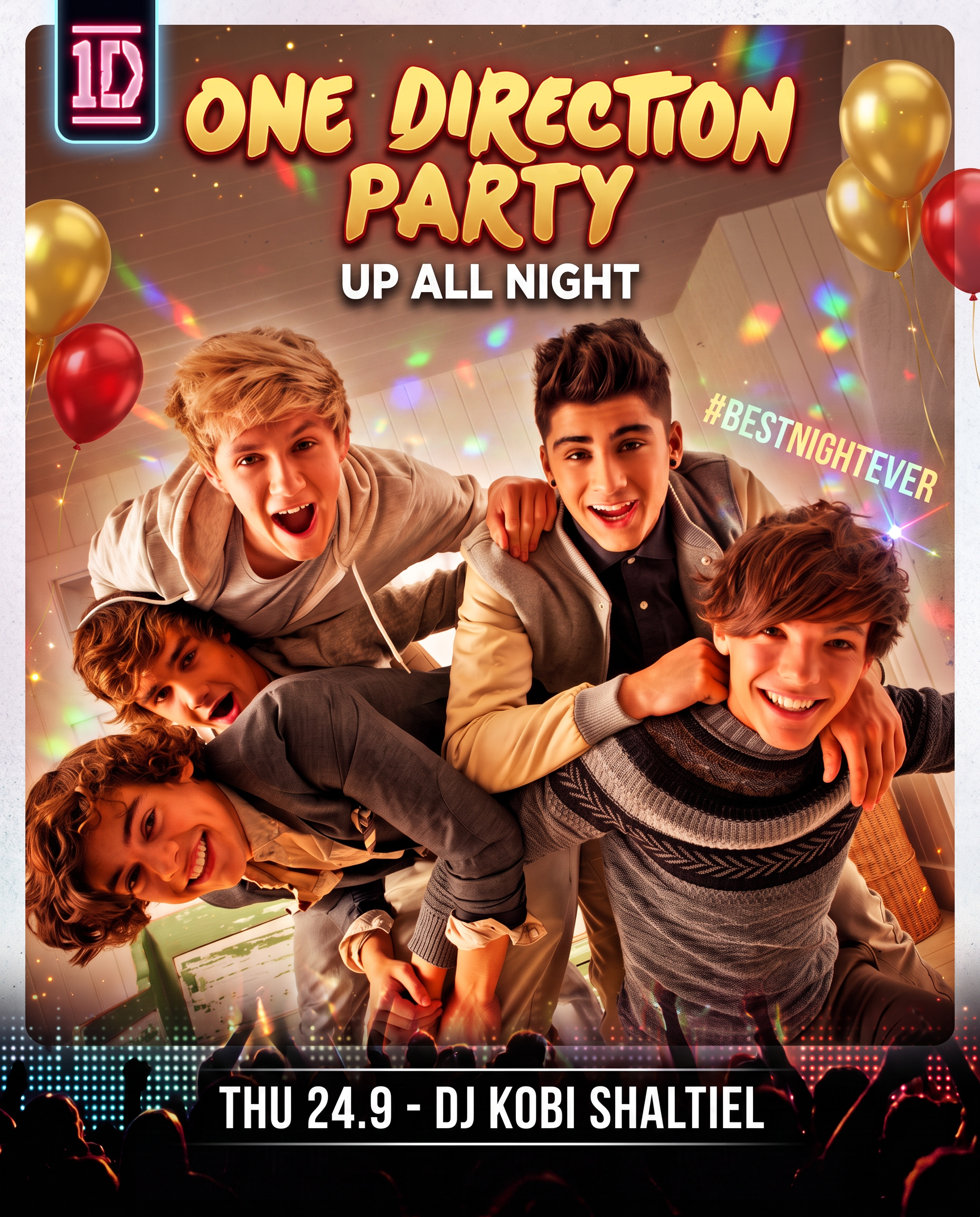 One Direction Party Duplex Club