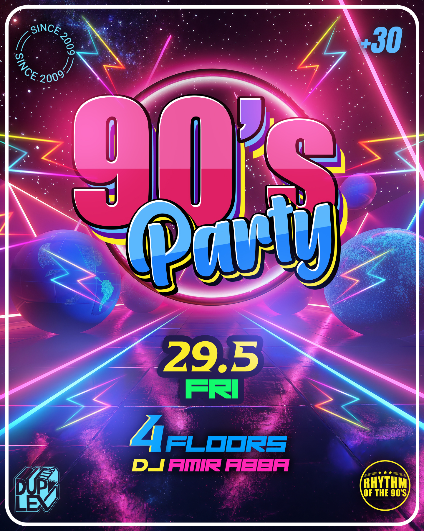 90's Party 4 Floors Duplex CLub